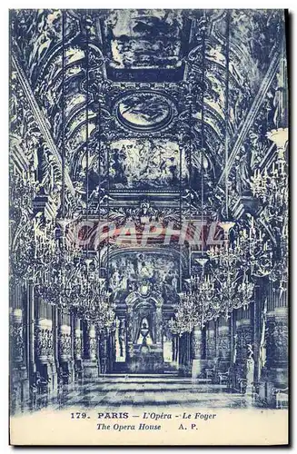 Cartes postales Paris L&#39Opera Le Foyer