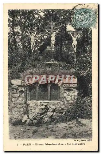 Cartes postales Paris Vieux Montmartre Le Calvaire