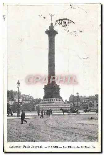 Cartes postales Collection Petit Journal Paris La Place De La Bastille