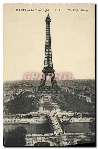 Cartes postales Paris La Tour Eiffel