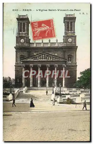 Cartes postales Paris L&#39Eglise Saint Vincent De Paul