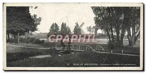 Ansichtskarte AK Bois De Boulogne Derriere Le Moulin De Longchamp