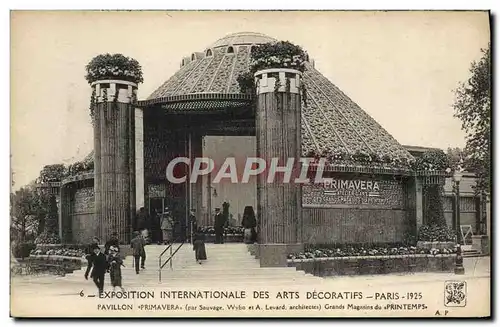 Ansichtskarte AK Exposition Internationale Des Arts Decoratifs Paris Pavillon Primavera Grands Magasins Printemps