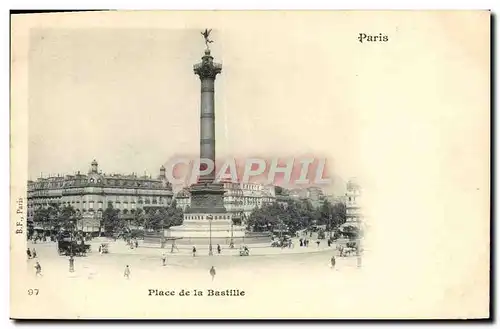 Cartes postales Paris Place De La Bastille