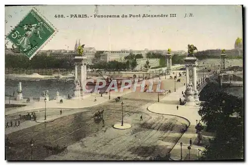 Ansichtskarte AK Paris Panorama Du Pont Alexandre III