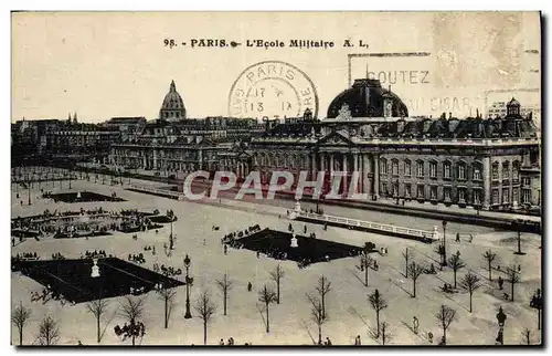Cartes postales Paris L'Ecole Militaire