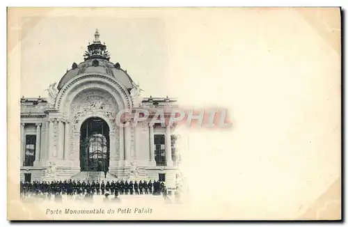 Cartes postales Porte Monumentale Du Petit Palais