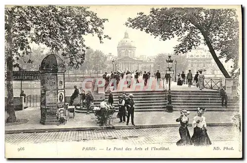 Cartes postales Paris Le Pont Des Arts Et l&#39Institut