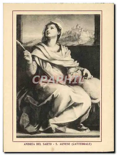 Cartes postales Andrea Del Sarto A Agnese Cattedrale