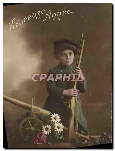 Cartes postales Fantaisie Soldat enfant