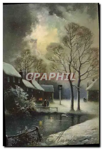 Ansichtskarte AK Fantaisie Bonen annee