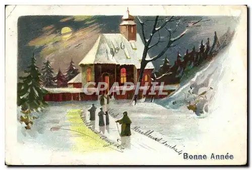 Cartes postales Fantaisie Bonne annee