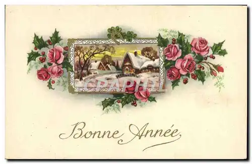 Cartes postales Fantaisie Bonne annee