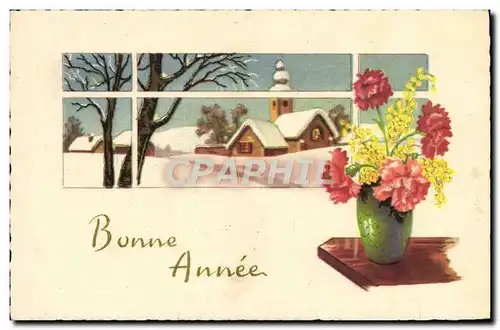 Cartes postales Fantaisie Bonne annee