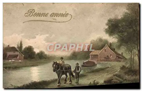 Cartes postales Fantaisie Bonne annee