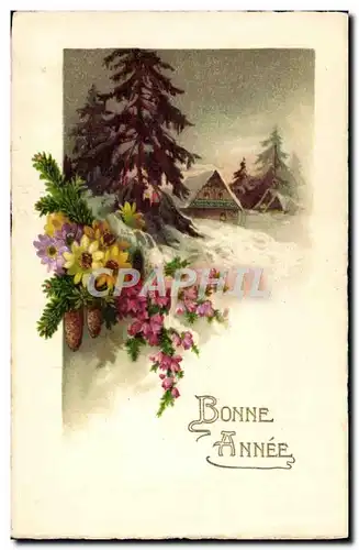 Cartes postales Fantaisie Bonne annee