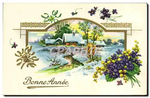 Cartes postales Fantaisie Bonne annee