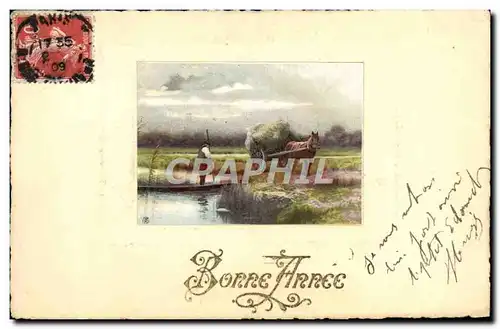 Cartes postales Fantaisie Bonne annee