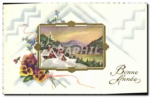 Cartes postales Fantaisie Bonne annee