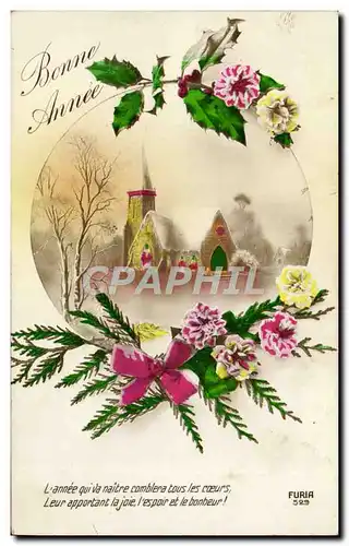 Cartes postales Fantaisie Bonne annee