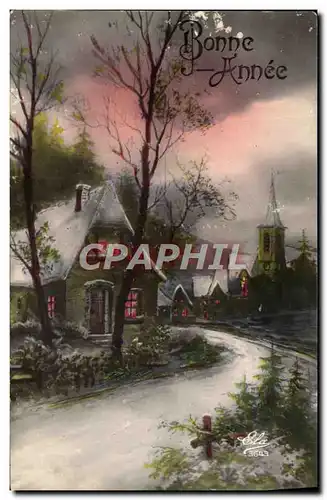 Cartes postales Fantaisie Bonne annee