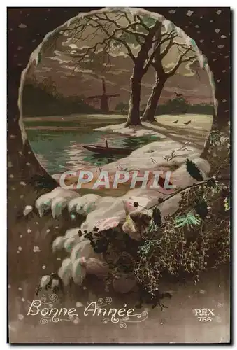 Cartes postales Fantaisie Bonne annee