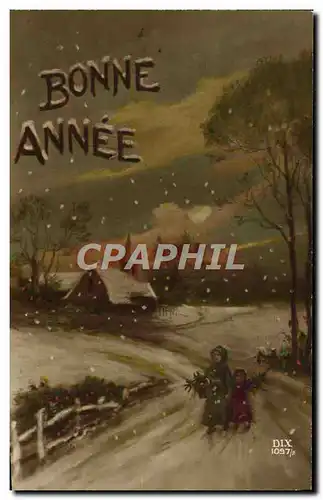 Ansichtskarte AK Fantaisie Bonne annee