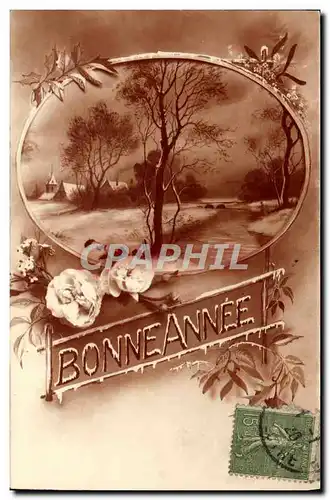 Cartes postales Fantaisie Bonne annee