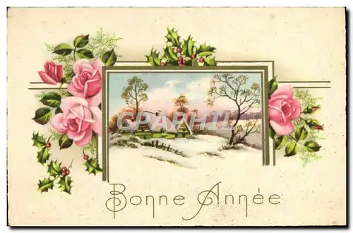 Cartes postales Fantaisie Bonne annee