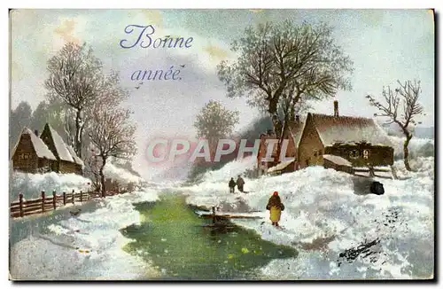 Cartes postales Fantaisie Bonne annee