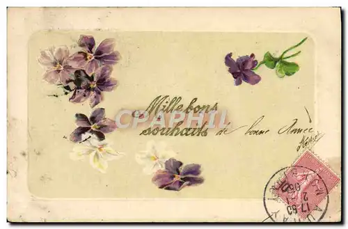 Cartes postales Fantaisie Souhaits