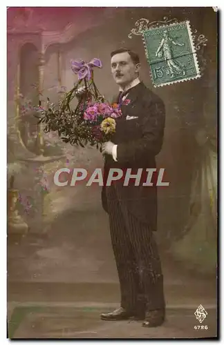 Cartes postales Fantaisie Homme