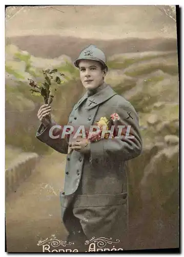 Cartes postales Fantaisie Homme Soldat Militaria