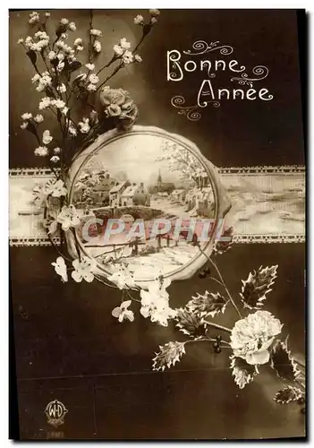 Cartes postales Fantaisie Bonne annee