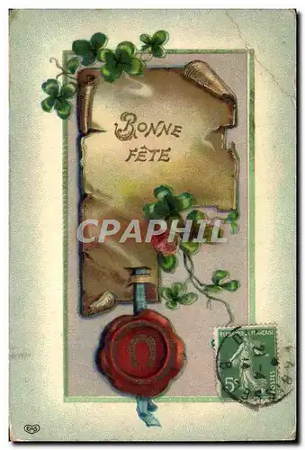 Cartes postales Fantaisie Bonne fete