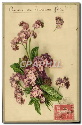 Cartes postales Fantaisie Fleurs