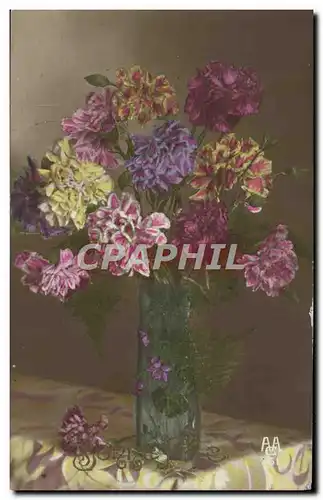 Cartes postales Fantaisie Fleurs