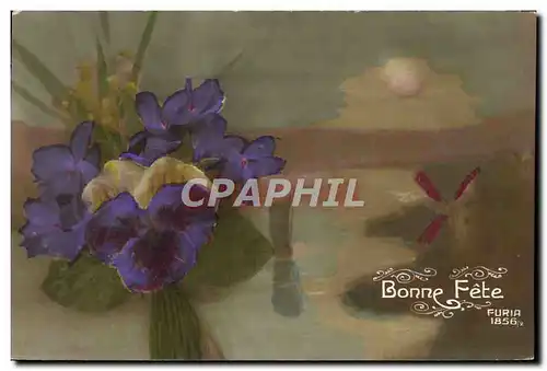 Cartes postales Fantaisie Fleurs