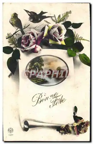 Cartes postales Fantaisie Fleurs