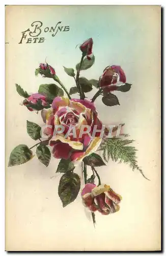 Cartes postales Fantaisie Fleurs