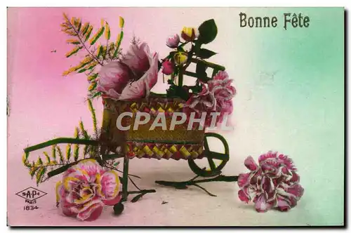 Cartes postales Fantaisie Fleurs