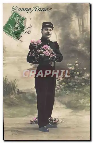 Cartes postales Fantaisie Homme Soldat Militaria