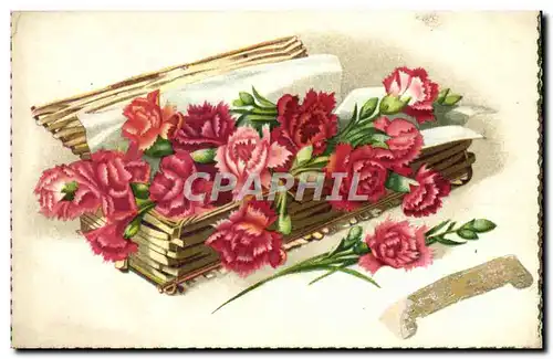 Cartes postales Fantaisie Fleurs