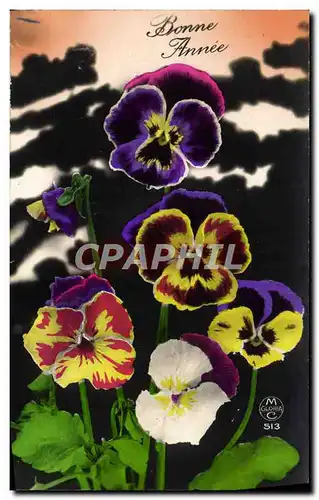 Cartes postales Fantaisie Fleurs