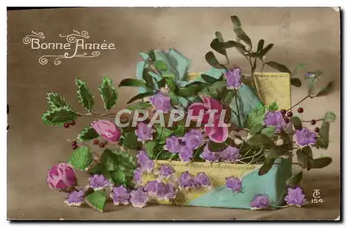 Cartes postales Fantaisie Fleurs