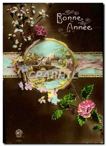 Cartes postales Fantaisie Bonne annee