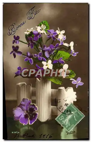 Cartes postales Fantaisie Fleurs