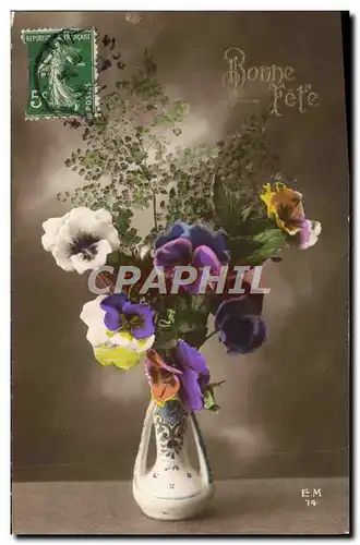 Cartes postales Fantaisie Fleurs