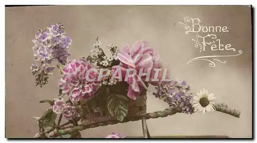 Cartes postales Fantaisie Fleurs