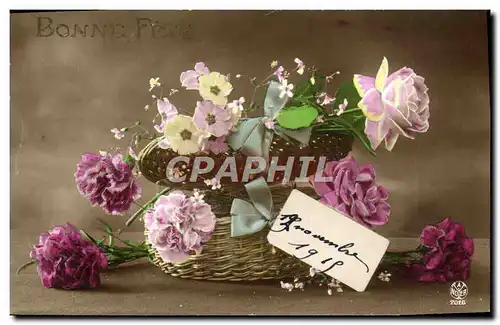 Cartes postales Fantaisie Fleurs